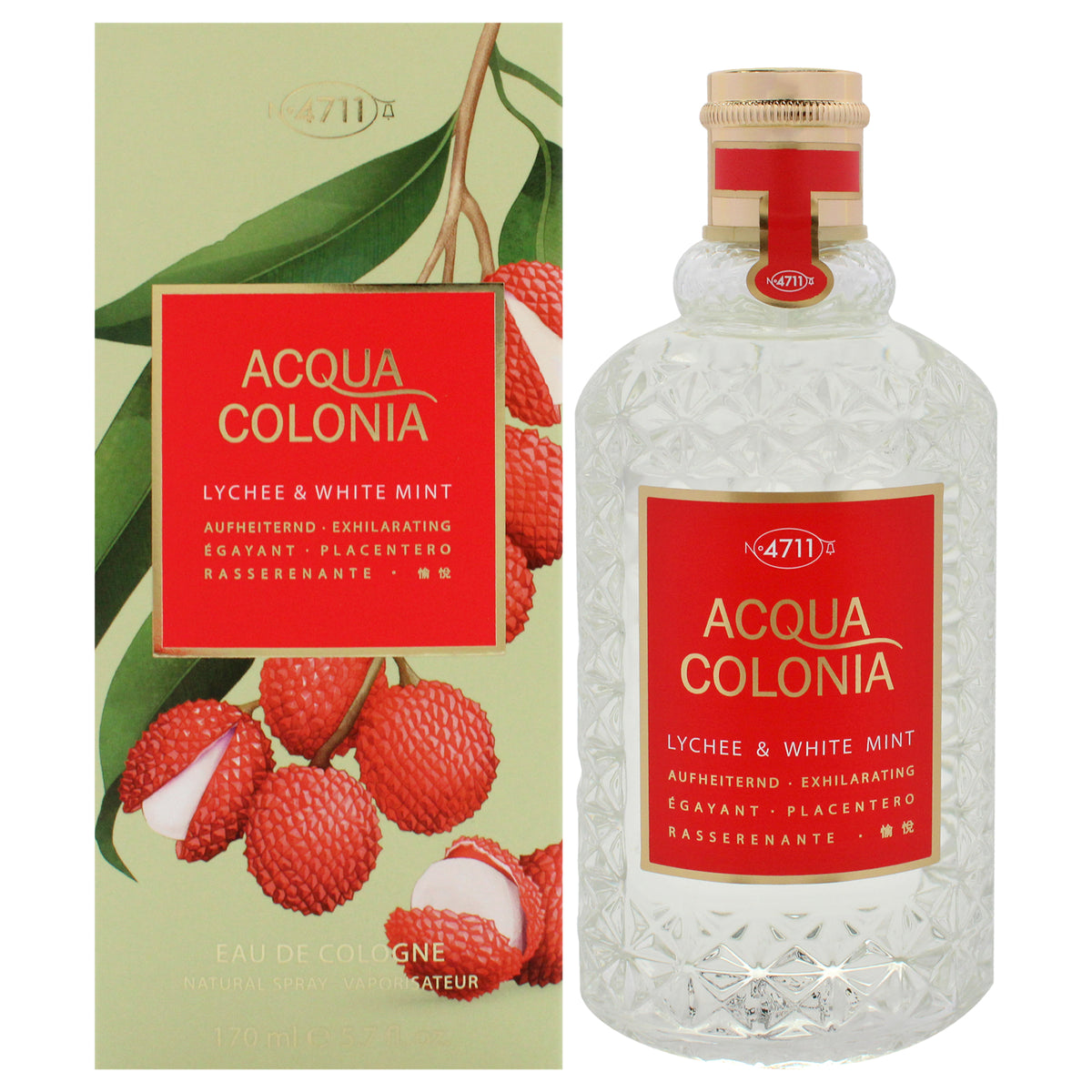 Muelhens 4711 Acqua Colonia - Lychee and White Mint Eau De Cologne-Thefragrancemart.com
