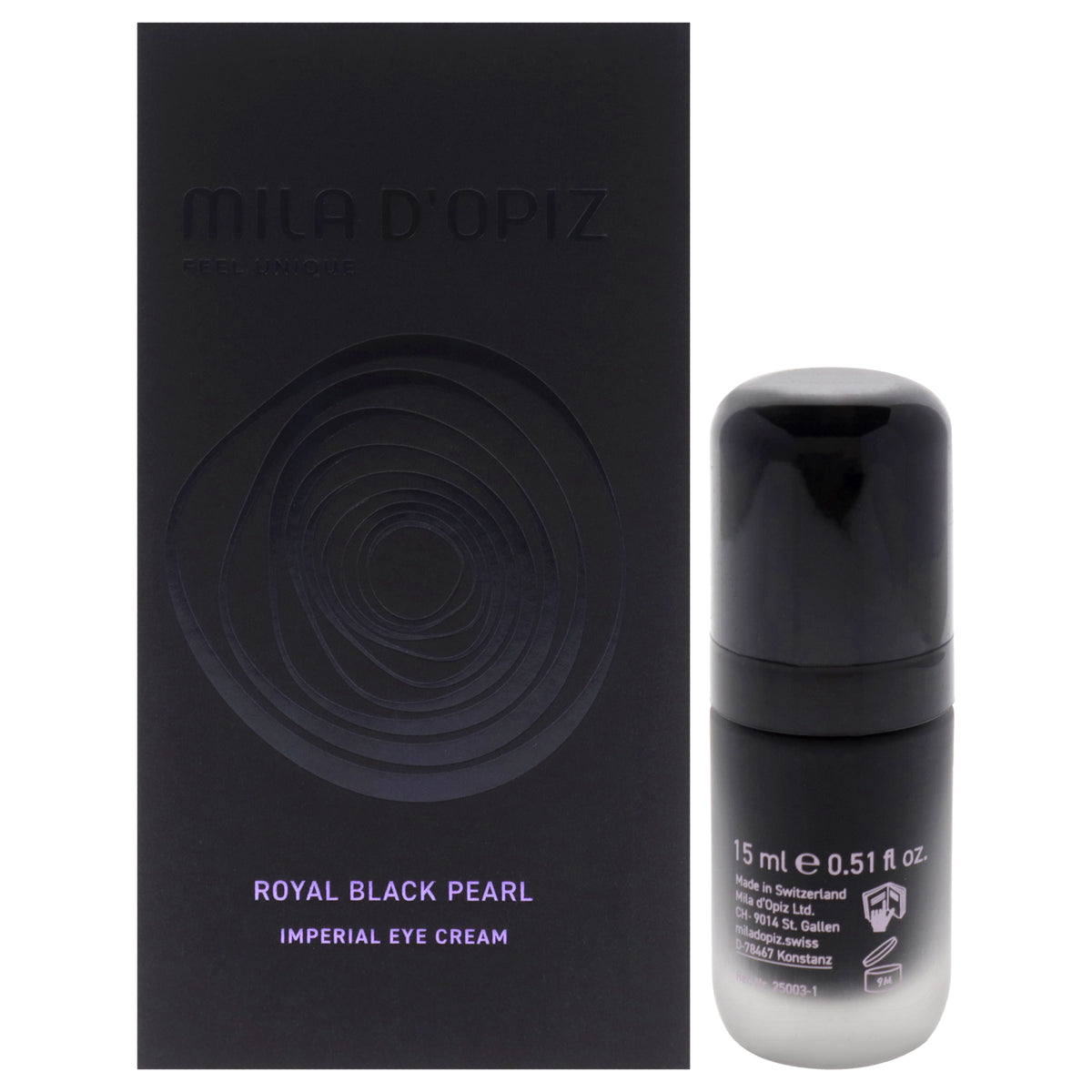 Mila D Opiz Royal Black Pearl Imperial Eye Cream -Thefragrancemart.com