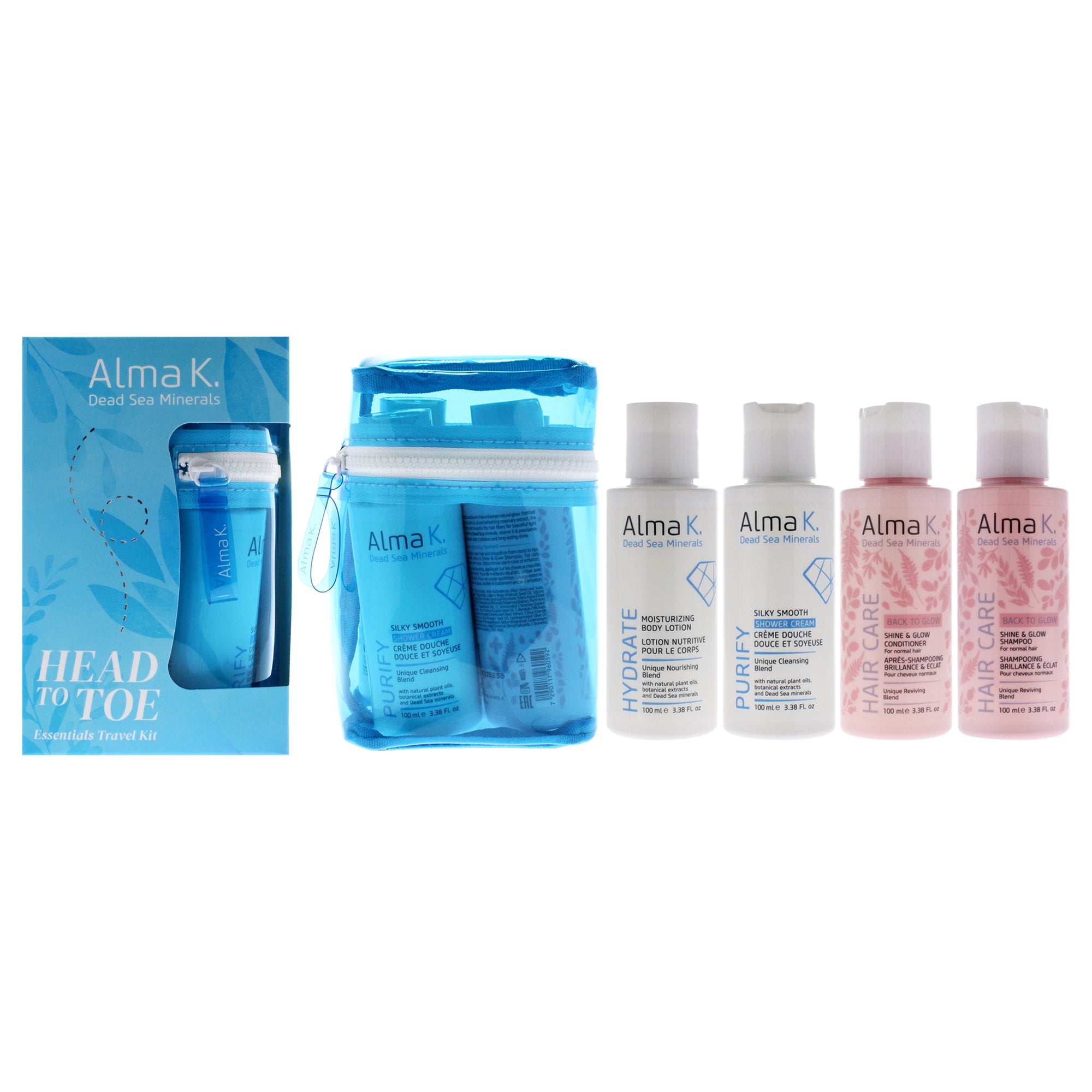 Alma K Head to Toe Essentials Travel Kit -Thefragrancemart.com