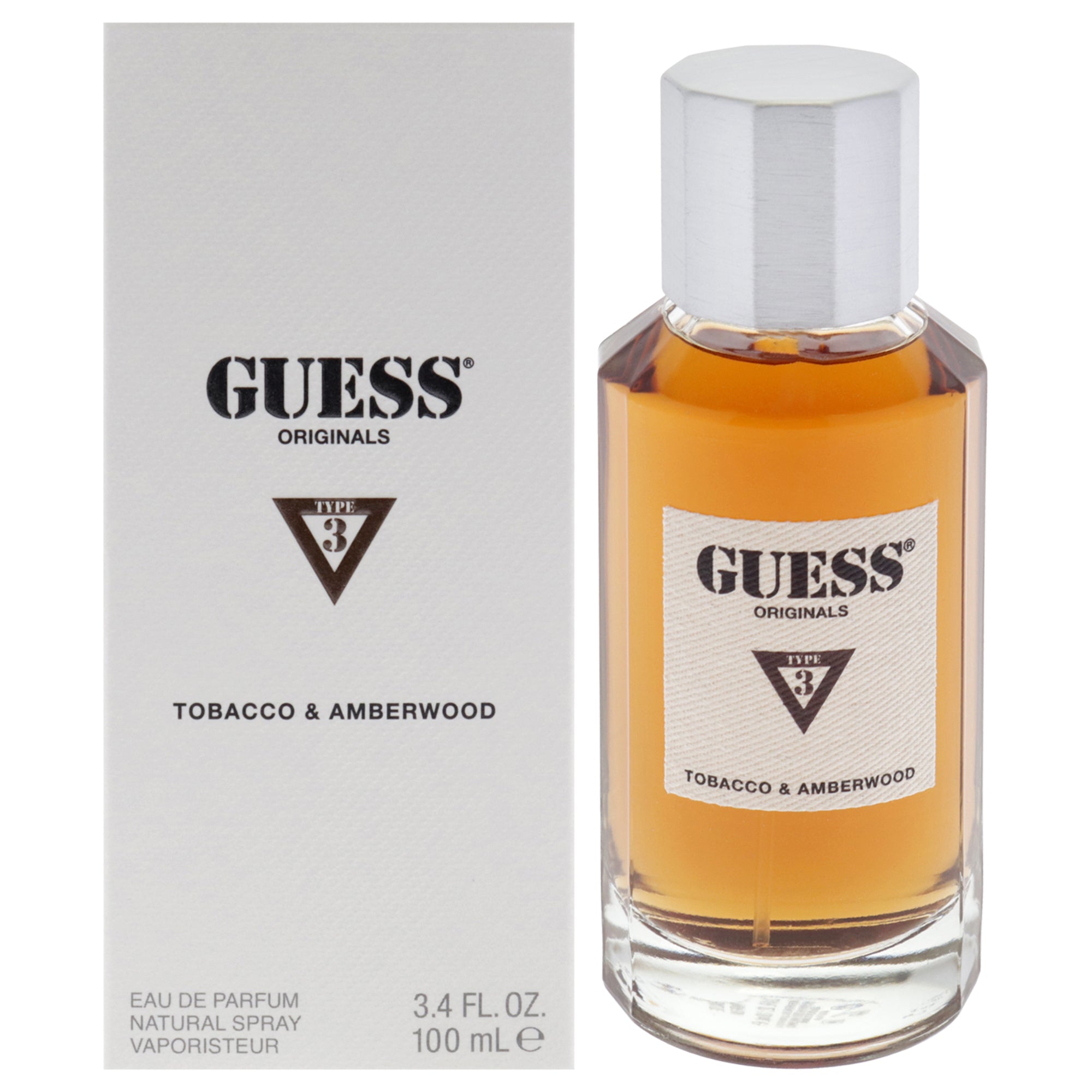 Guess Originals Type 3 Tobacco and Amberwood Eau De Parfum-Thefragrancemart.com