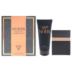 Guess Seductive Homme Noir 2 Pc Gift Set-Thefragrancemart.com
