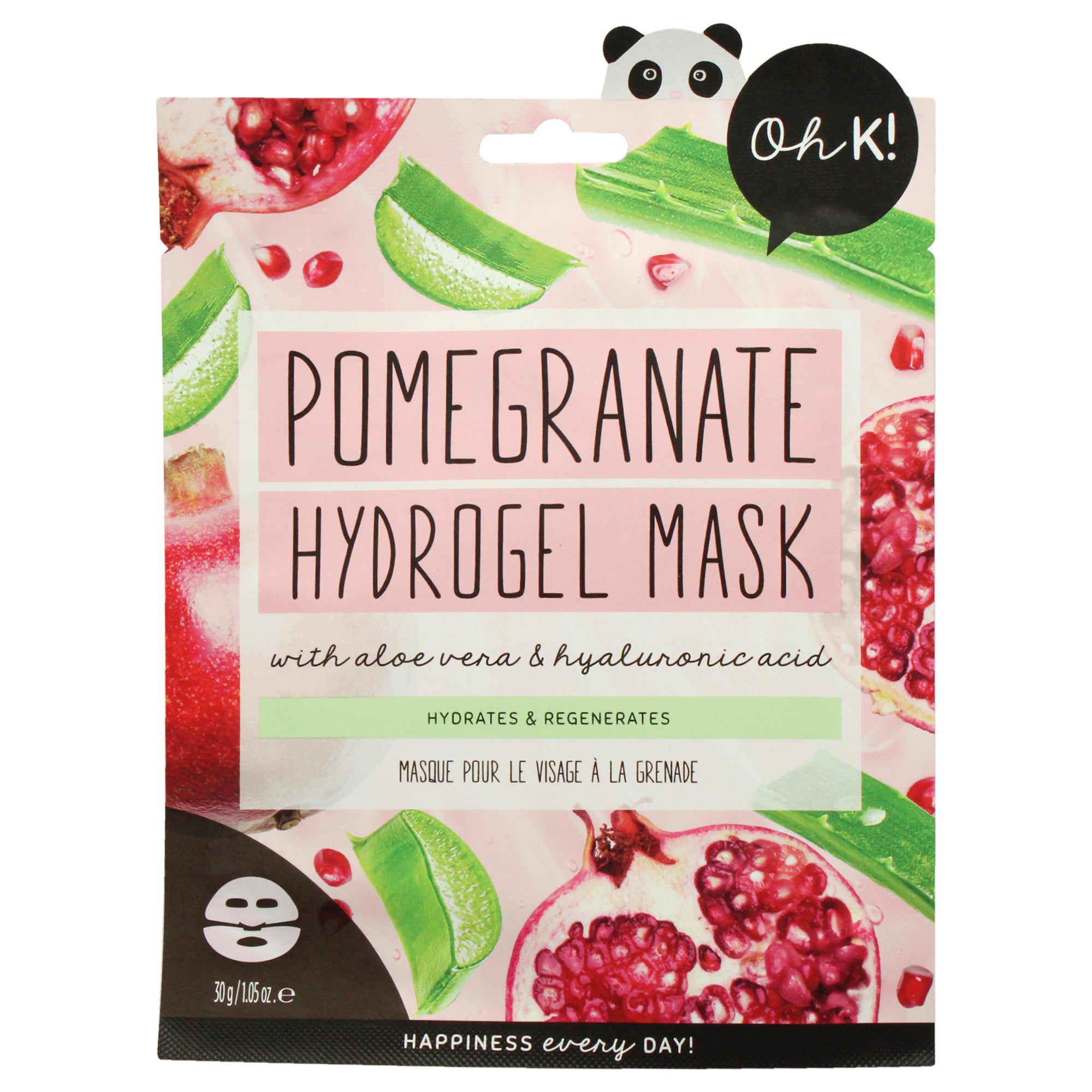 Oh K! Hydrogel Sheet Mask - Pomegranate -Thefragrancemart.com