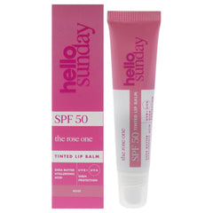 Hello Sunday The One Tinted Lip Balm SPF 50 - Rose -Thefragrancemart.com