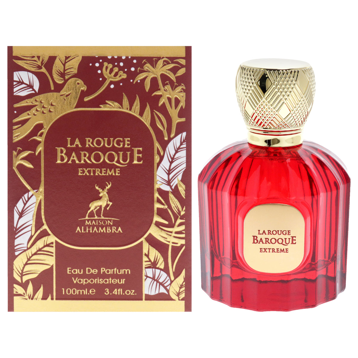 Maison Alhambra La Rouge Baroque Extreme Eau De Parfum-Thefragrancemart.com