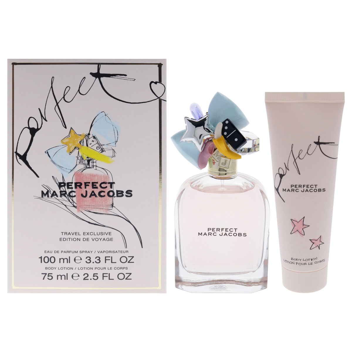 Marc Jacobs Perfect 2 Pc Gift Set-Thefragrancemart.com