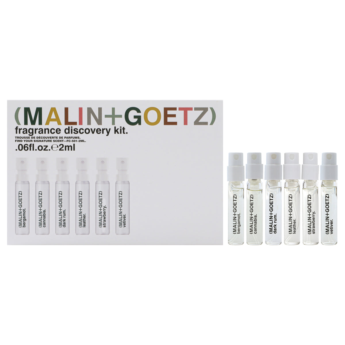 Malin + Goetz Fragrance Discovery Kit 6 Pc Mini Gift Set-Thefragrancemart.com