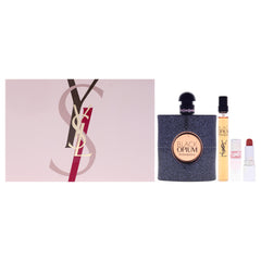 Yves Saint Laurent Black Opium 3 Pc Gift Set-Thefragrancemart.com