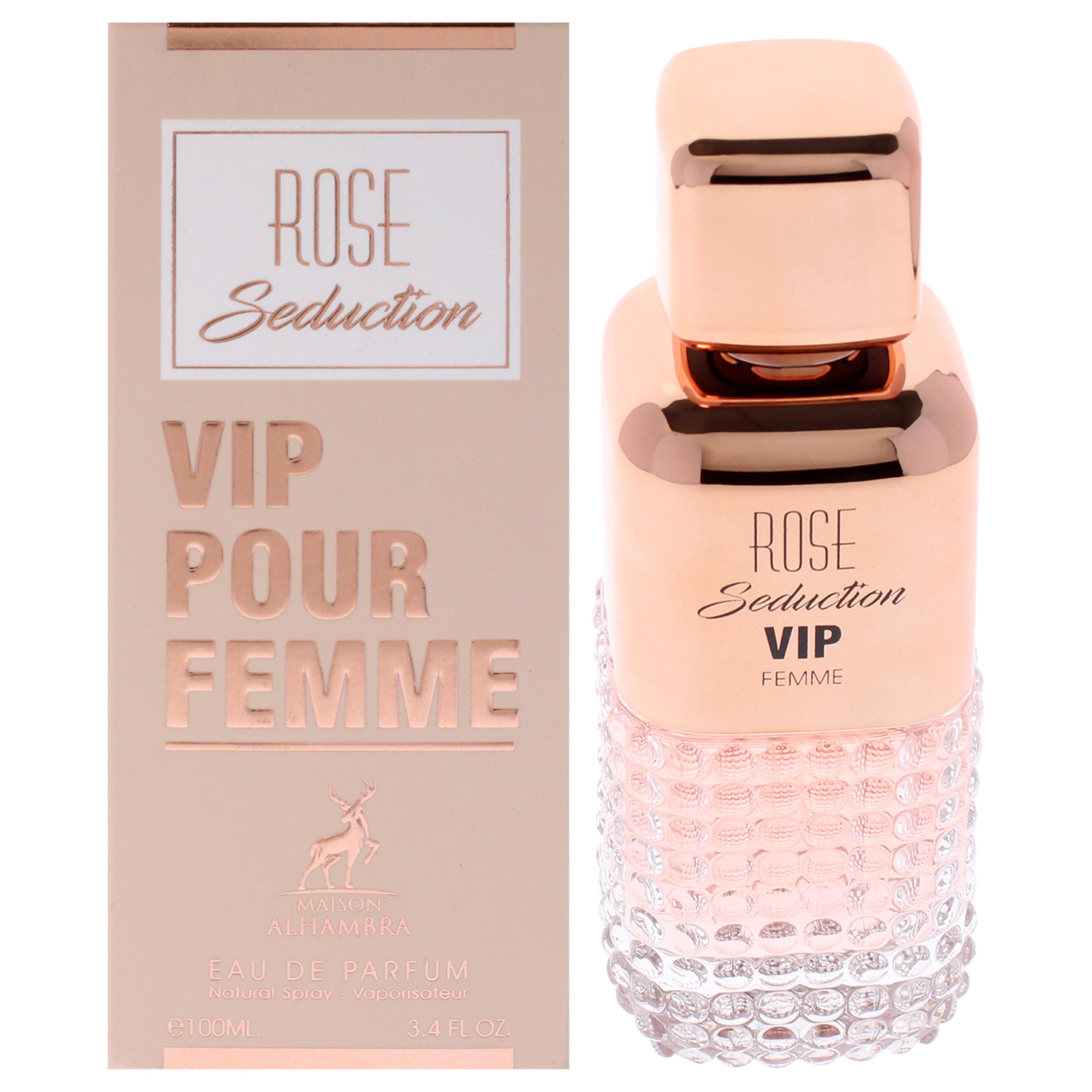 Maison Alhambra Rose - Seduction Vip Eau De Parfum-Thefragrancemart.com