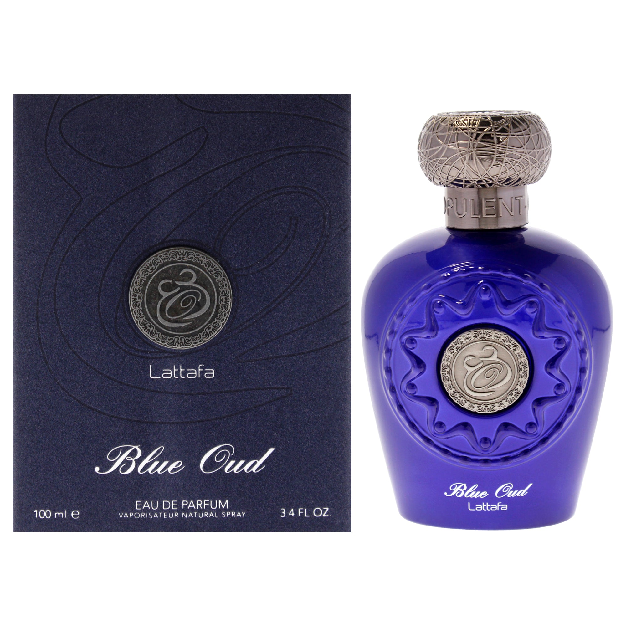 Lattafa Blue Oud Eau De Parfum-Thefragrancemart.com