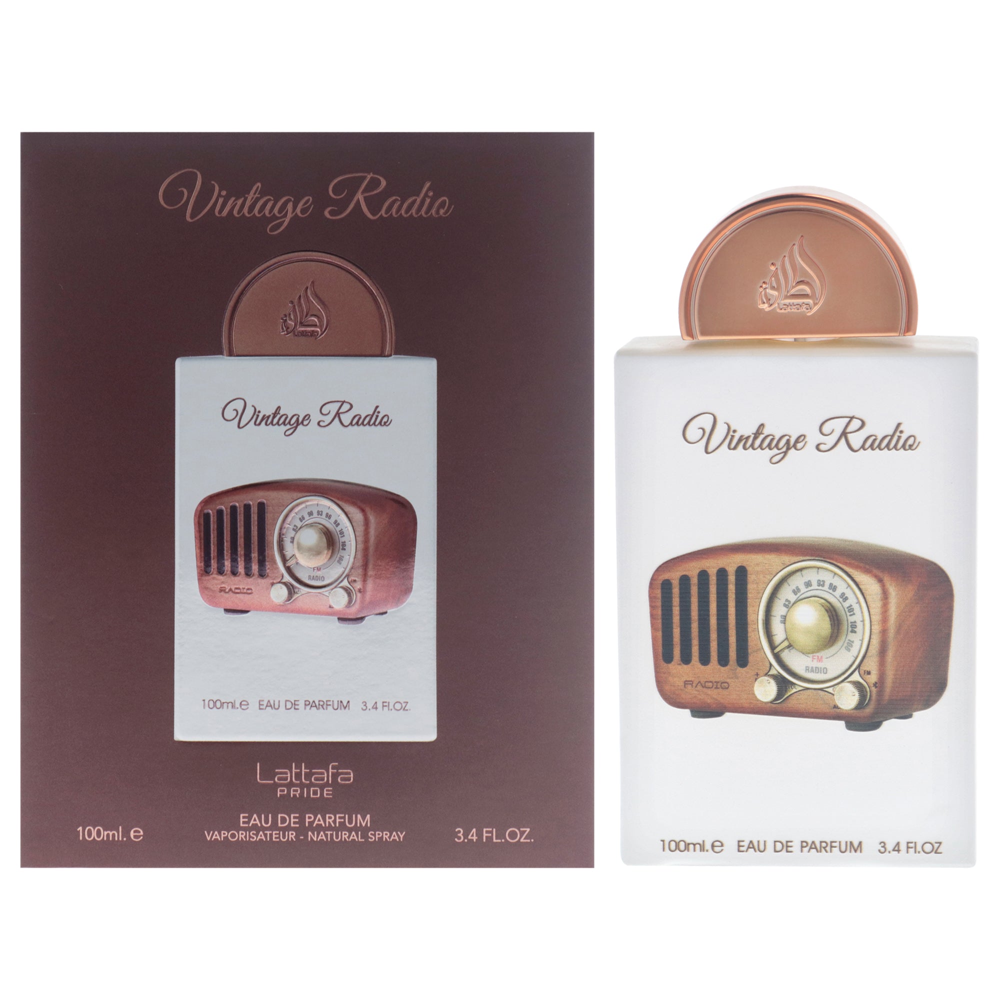 Lattafa Vintage Radio Eau De Parfum-Thefragrancemart.com