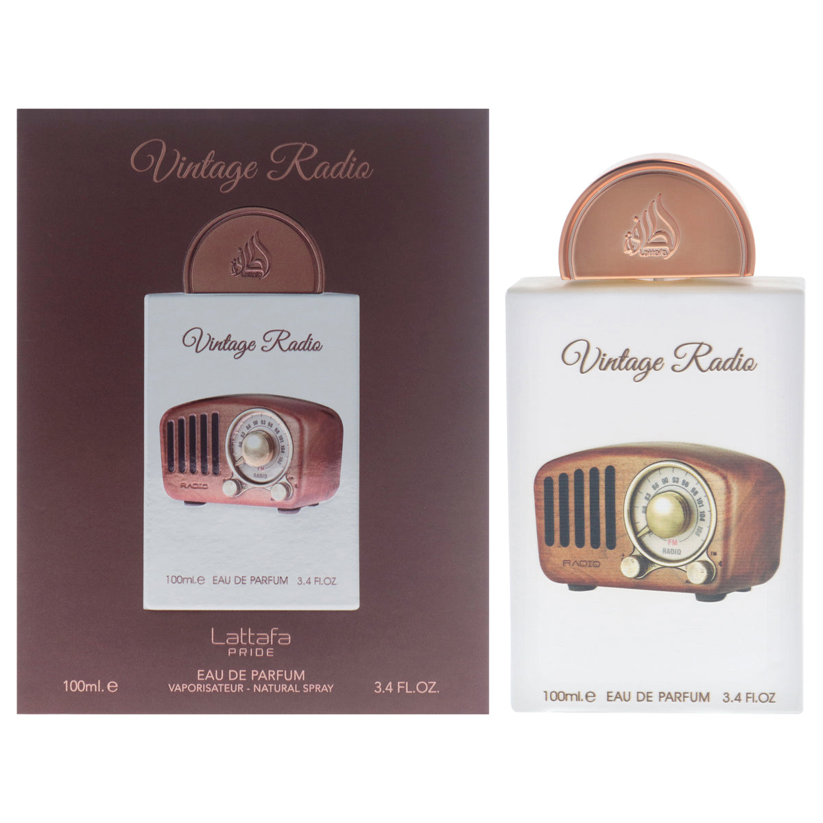 Lattafa Vintage Radio Eau De Parfum-Thefragrancemart.com