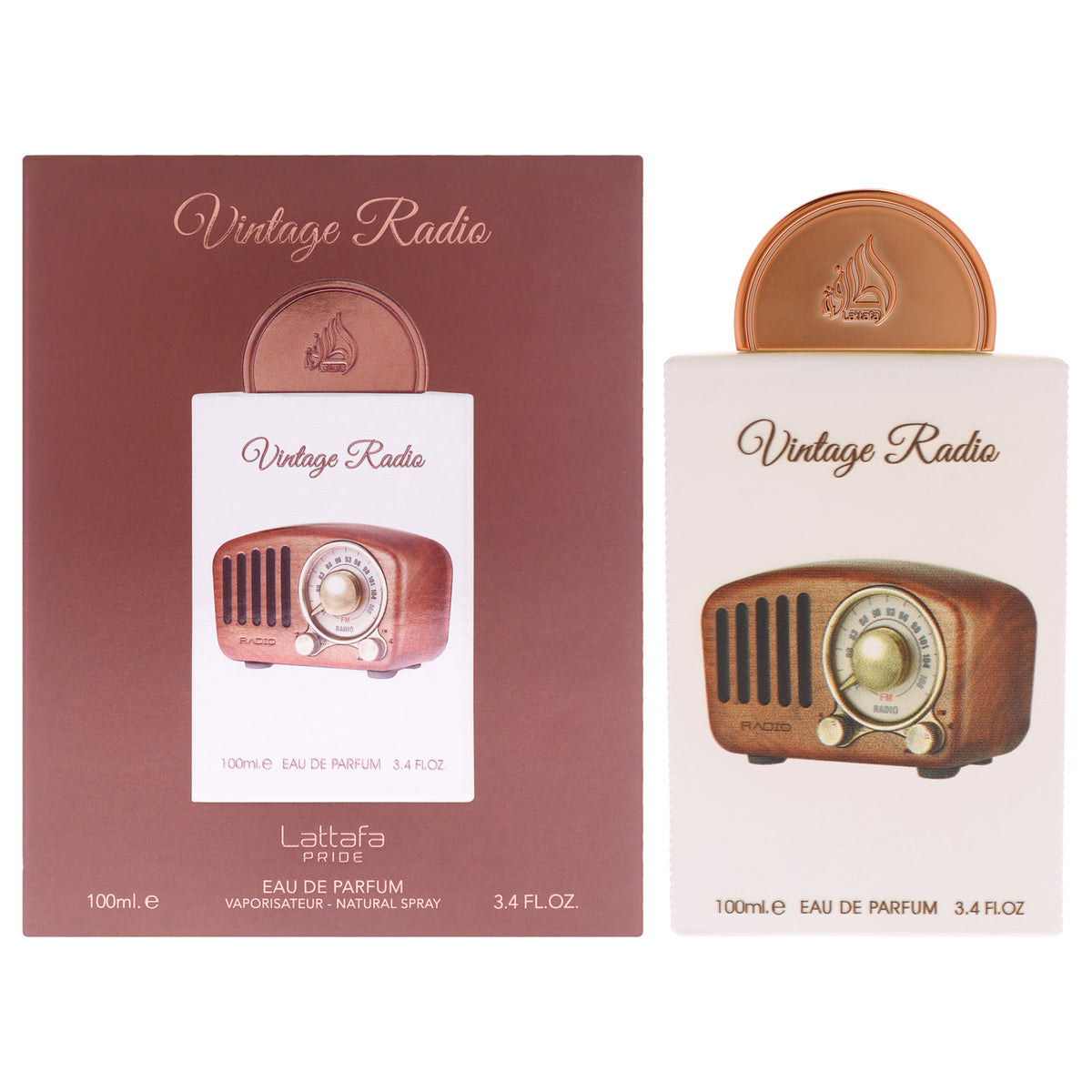 Lattafa Vintage Radio Eau De Parfum-Thefragrancemart.com