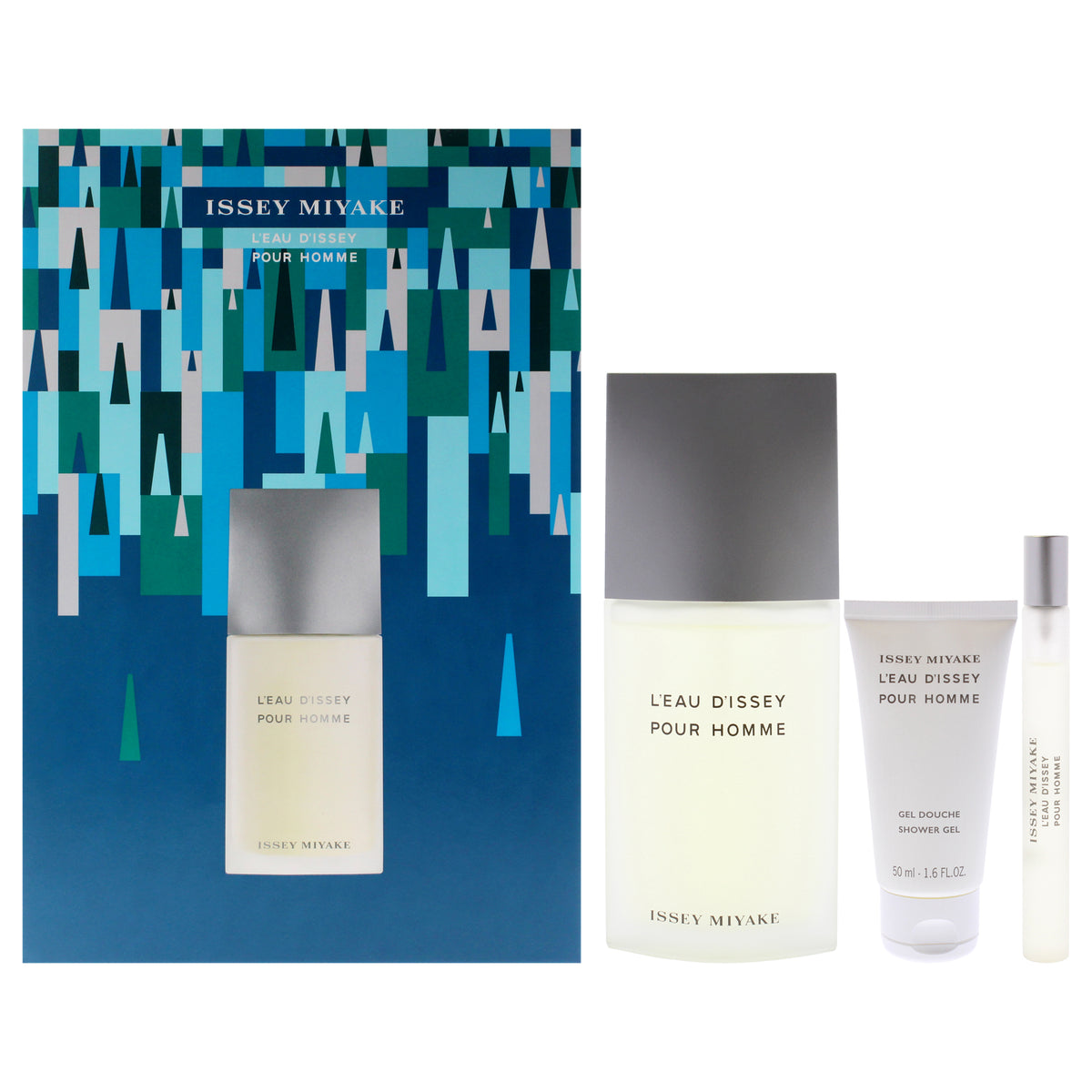 Issey Miyake LEau DIssey 3 Pc Gift Set-Thefragrancemart.com