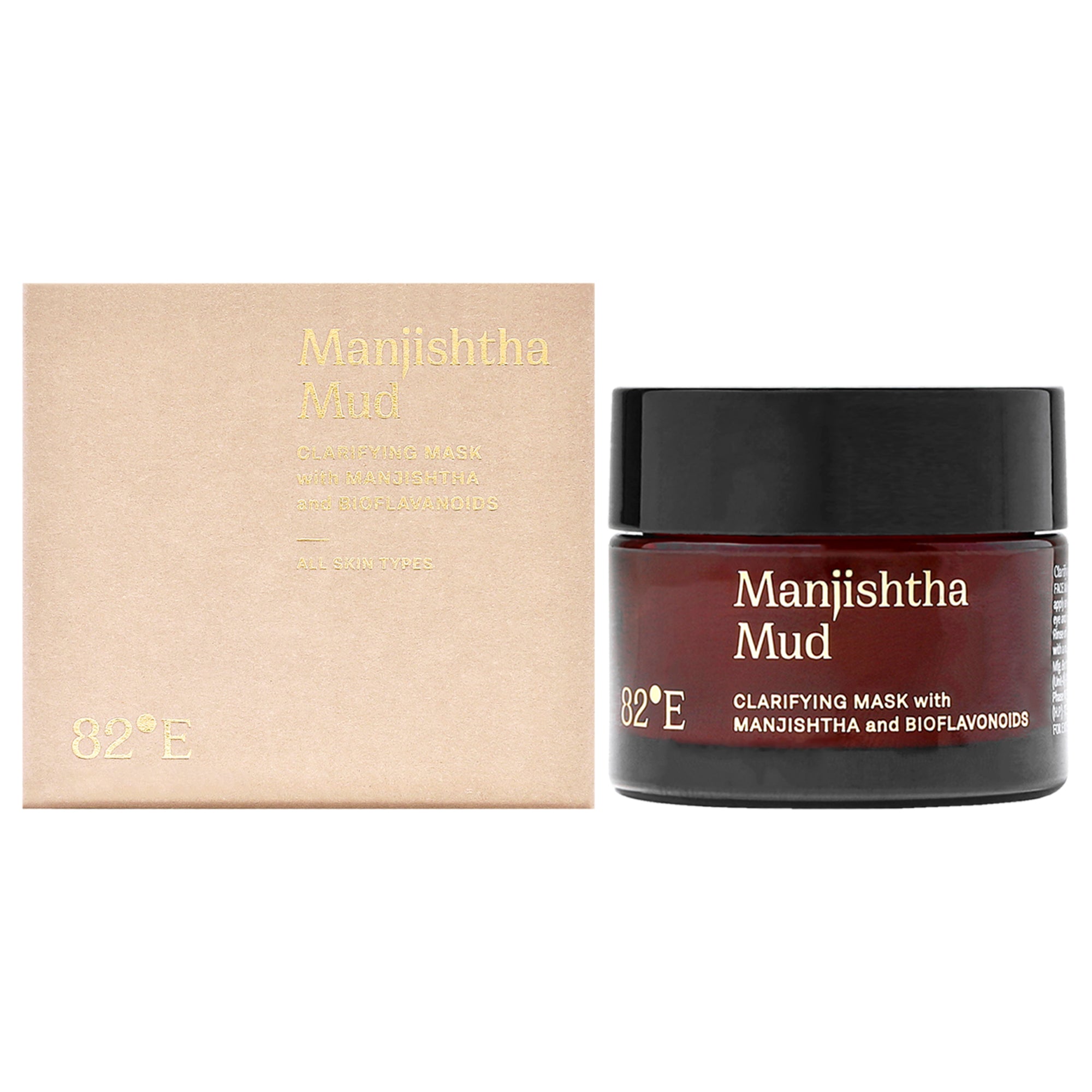 82East By Deepika Padukone Manjishtha Mud Clarifying Mask Mini -Thefragrancemart.com