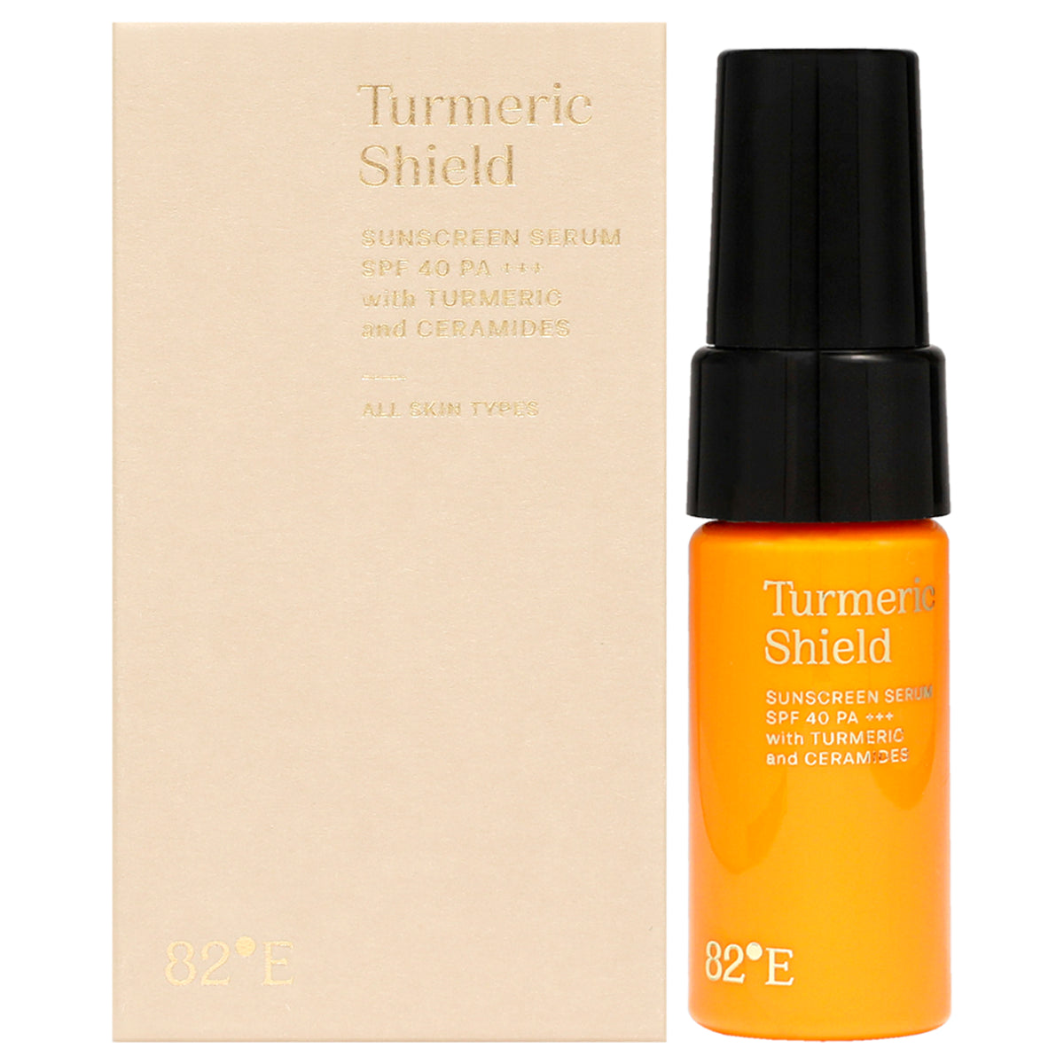 82East By Deepika Padukone Turmeric Shield Sunscreen Serum SPF 40 PA Plus -Thefragrancemart.com