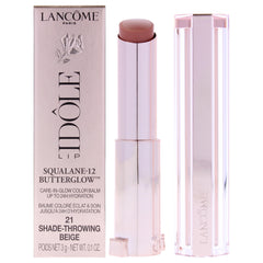 Lancome Lip Idole Squalane-12 Butterglow - 21 Shade Throwing Beige -Thefragrancemart.com