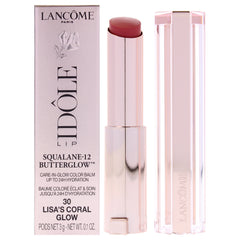Lancome Lip Idole Squalane-12 Butterglow - 30 Lisas Coral Glow -Thefragrancemart.com