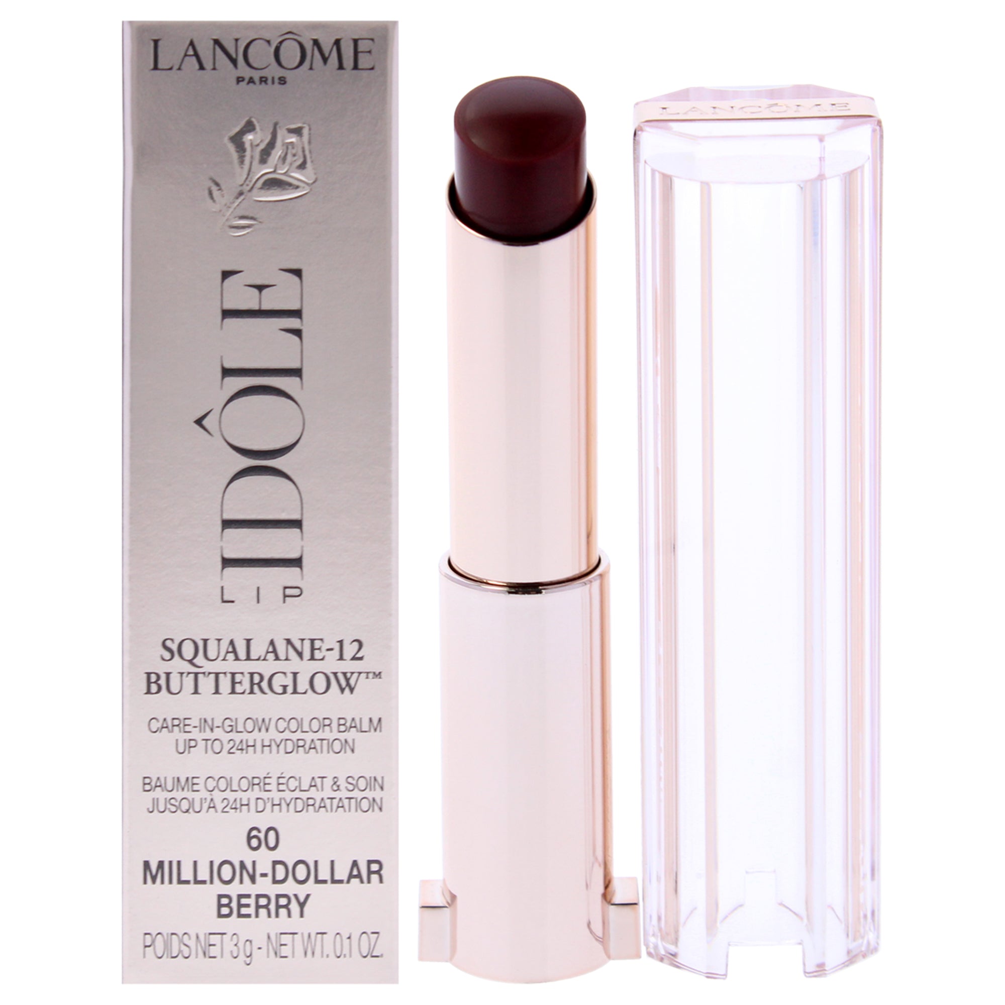 Lancome Lip Idole Squalane-12 Butterglow - 60 Million-Dollar Berry -Thefragrancemart.com