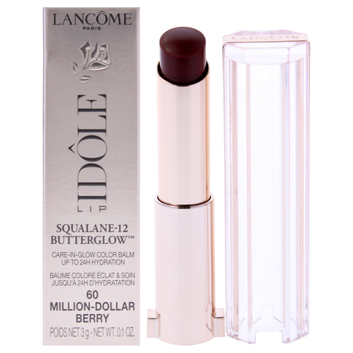 Lancome Lip Idole Squalane-12 Butterglow - 60 Million-Dollar Berry -Thefragrancemart.com