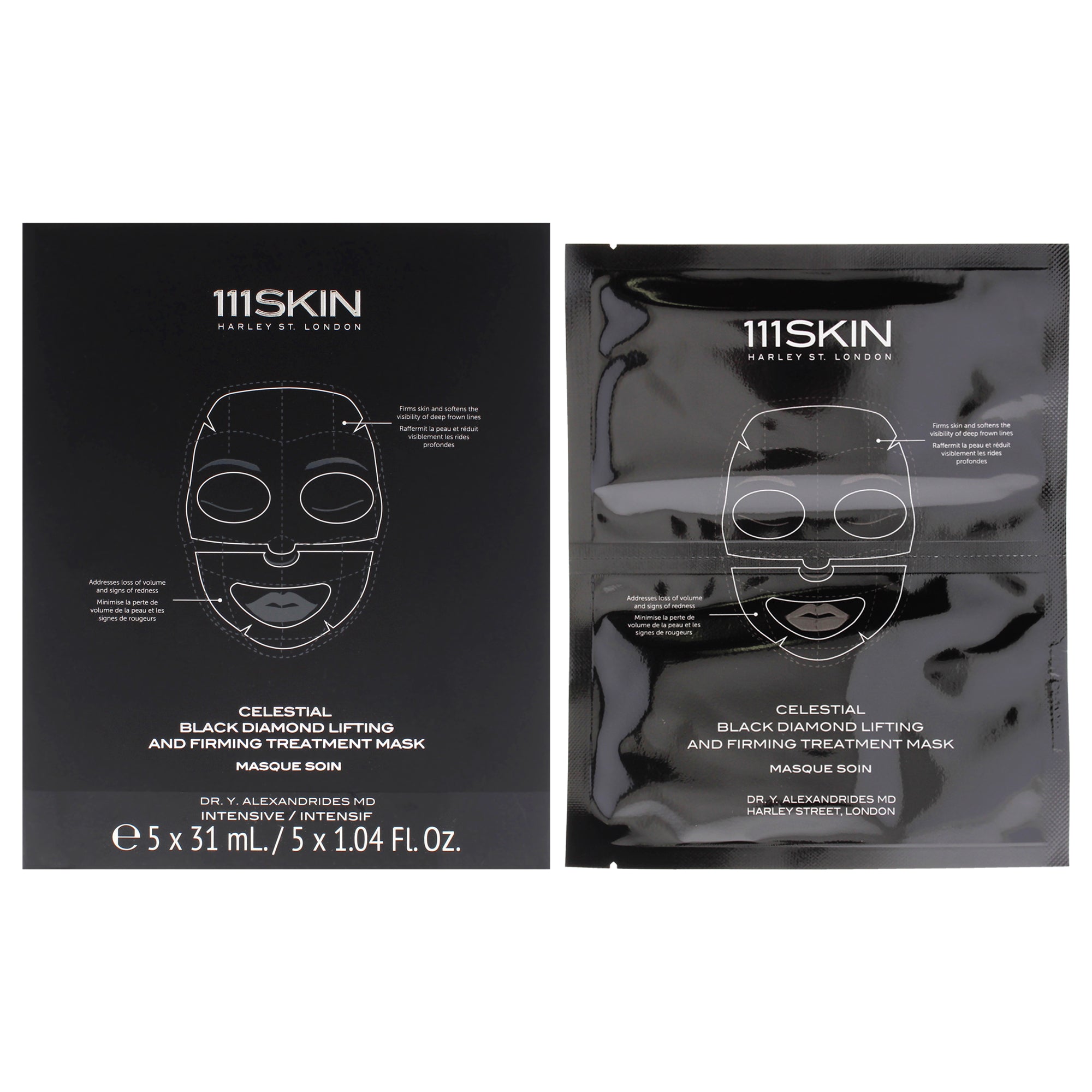 111Skin Celestial Black Diamond Lifting and Firming Treatment Mask -Thefragrancemart.com