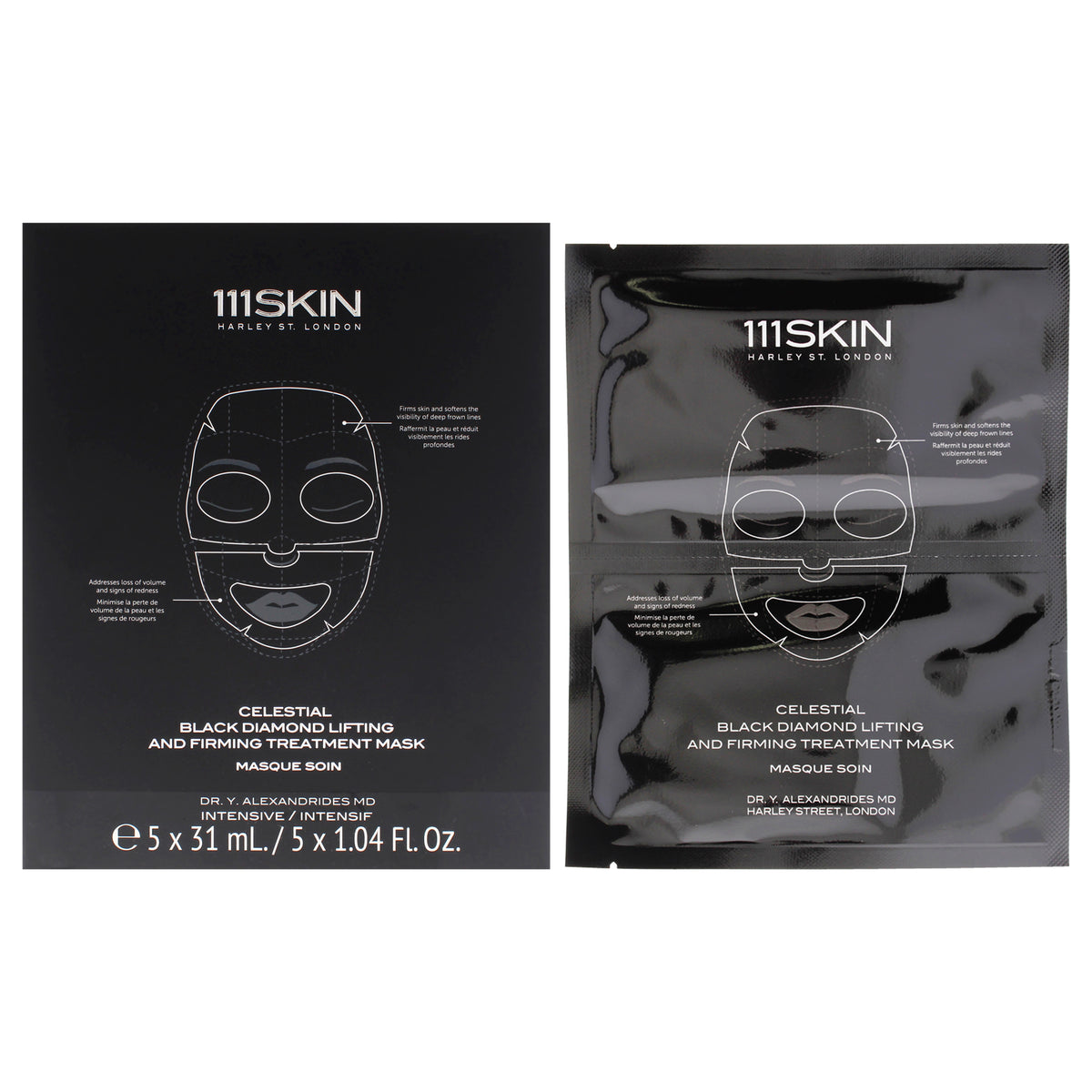 111Skin Celestial Black Diamond Lifting and Firming Treatment Mask -Thefragrancemart.com