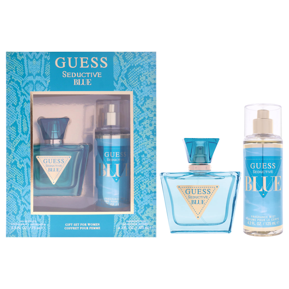Guess Seductive Blue 2 Pc Gift Set-Thefragrancemart.com