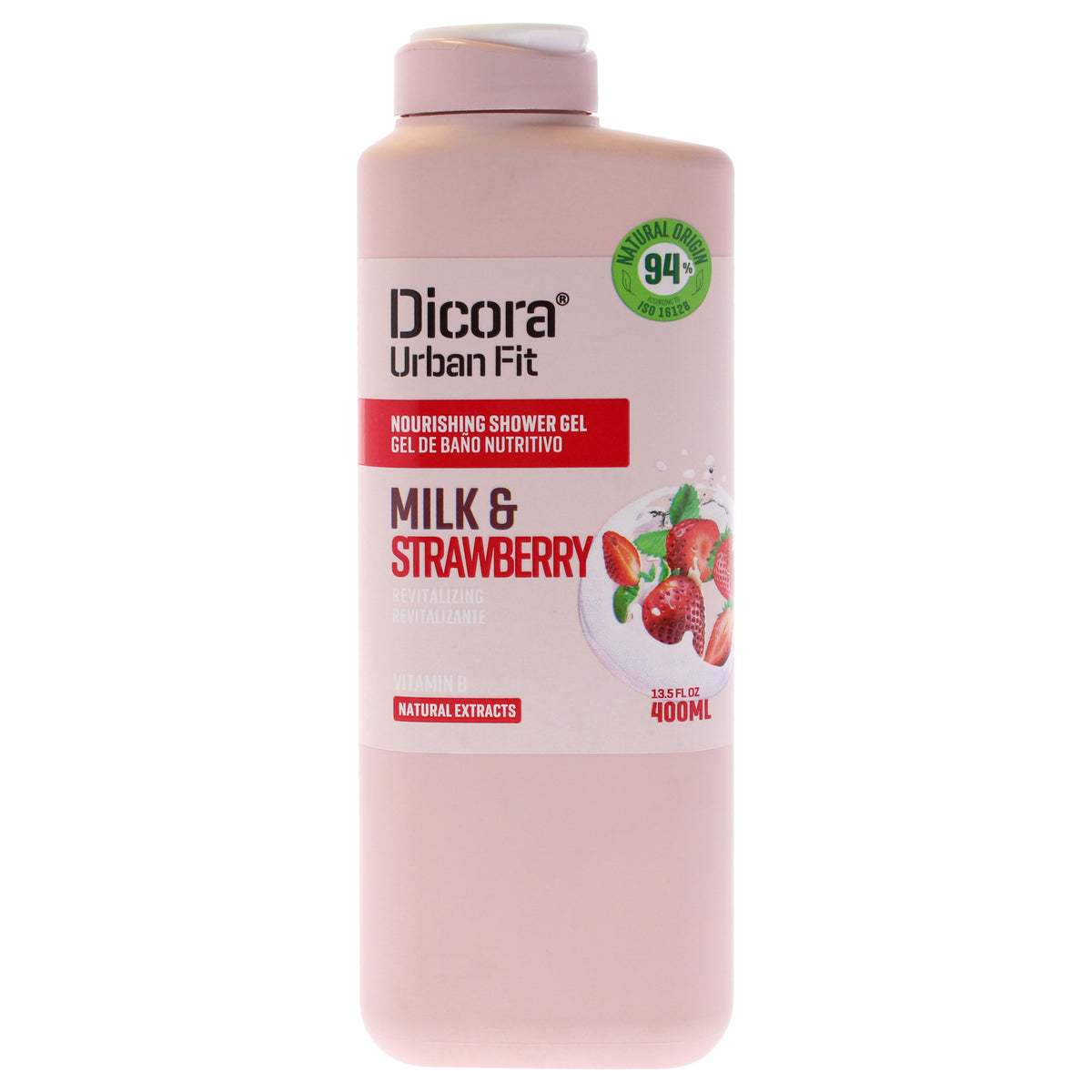 Dicora Urban Fit Nourishing Shower Gel - Milk and Strawberry -Thefragrancemart.com