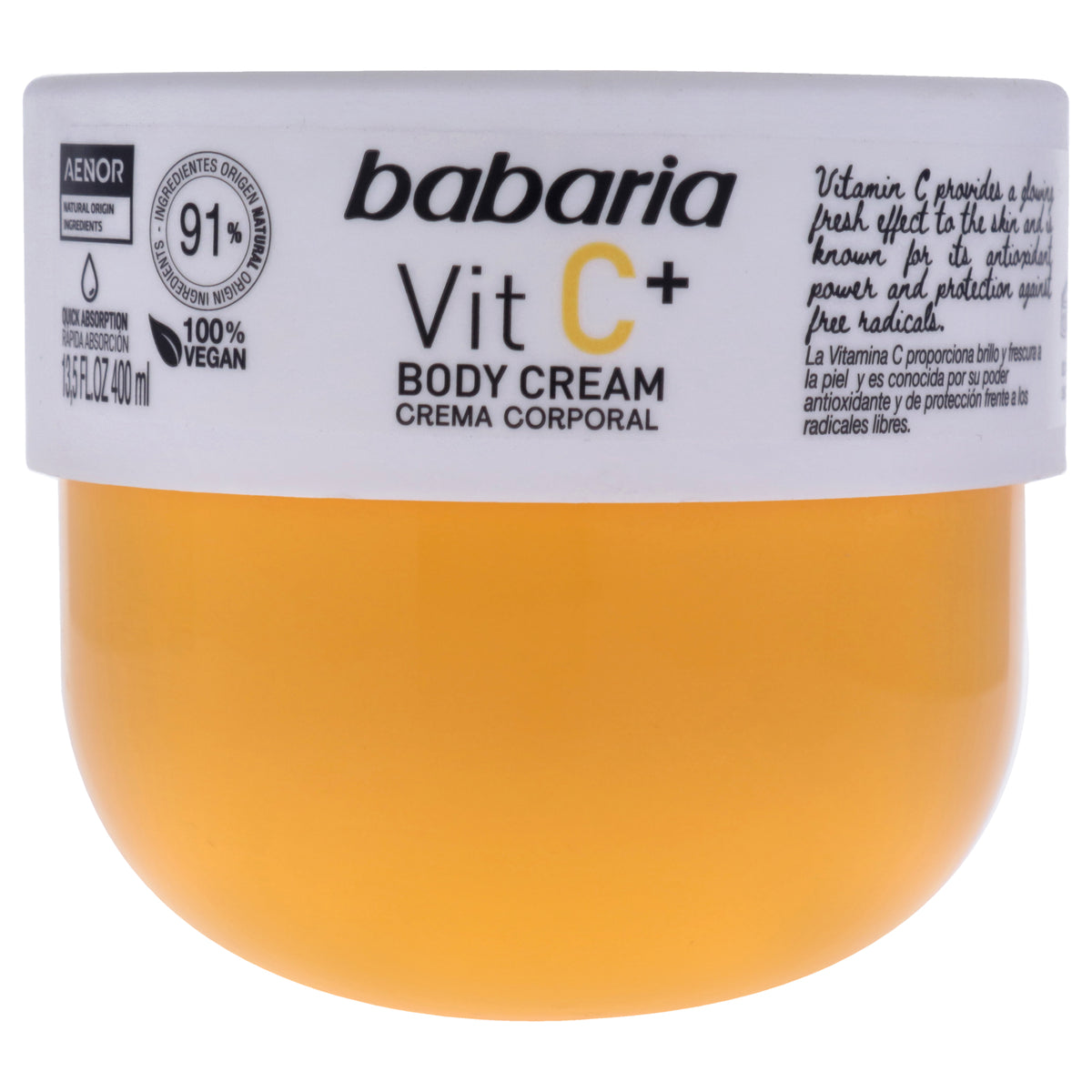 Babaria Vitamin C Plus Body Cream -Thefragrancemart.com