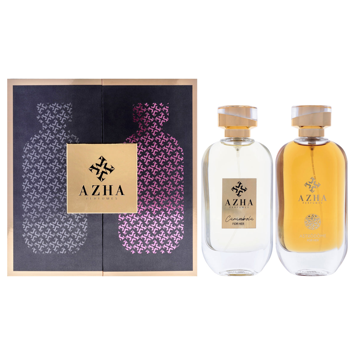 Azha Perfume Set 2 Pc Gift Set-Thefragrancemart.com