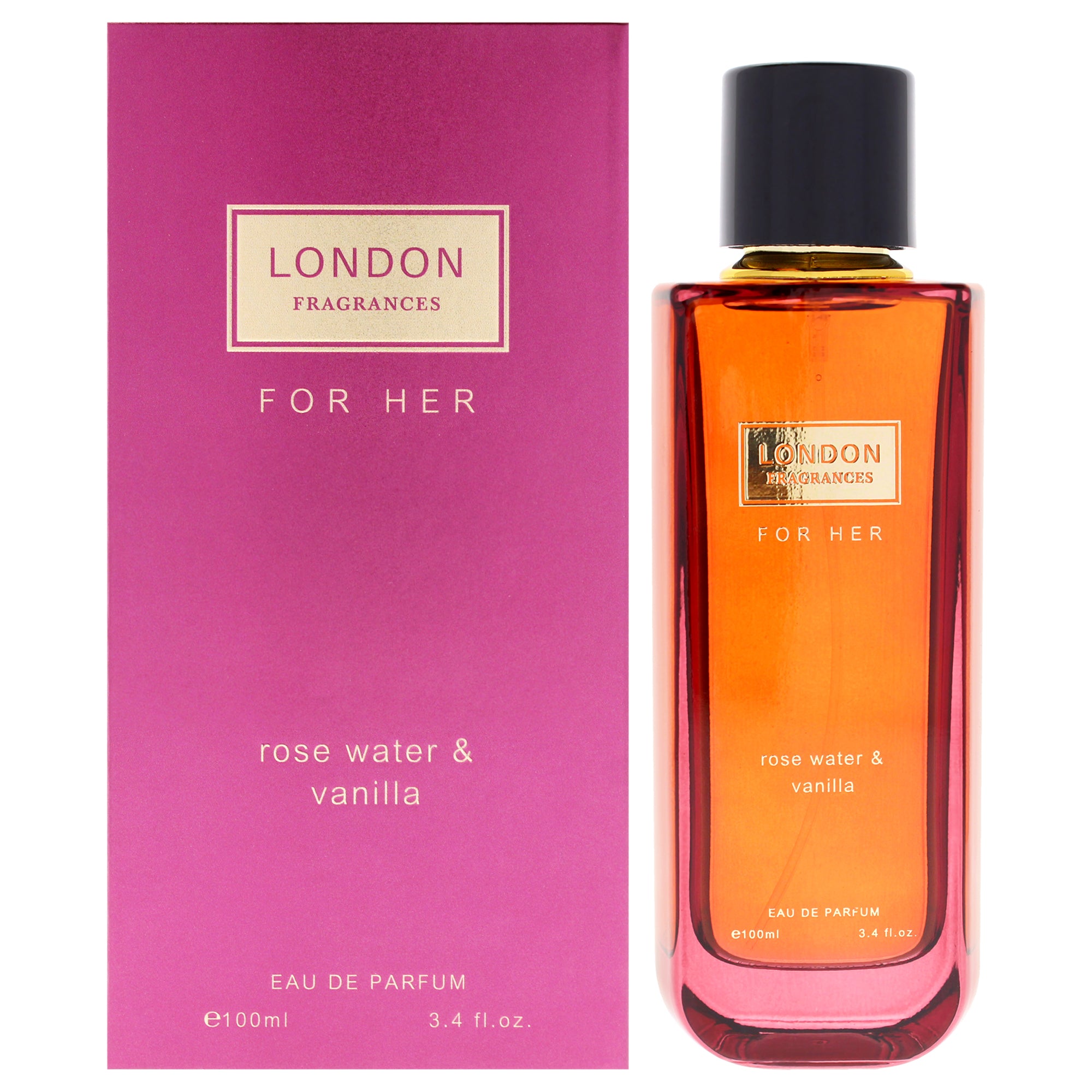 Fine Perfumery London Fragrances - Rose Water and Vanilla Eau De Parfum-Thefragrancemart.com