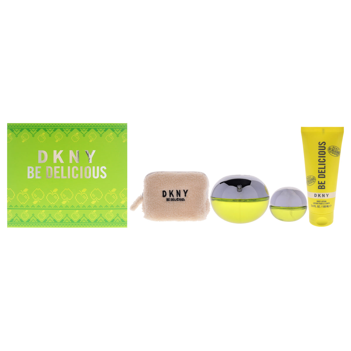 Donna Karan DKNY Be Delicious 4 Pc Gift Set-Thefragrancemart.com