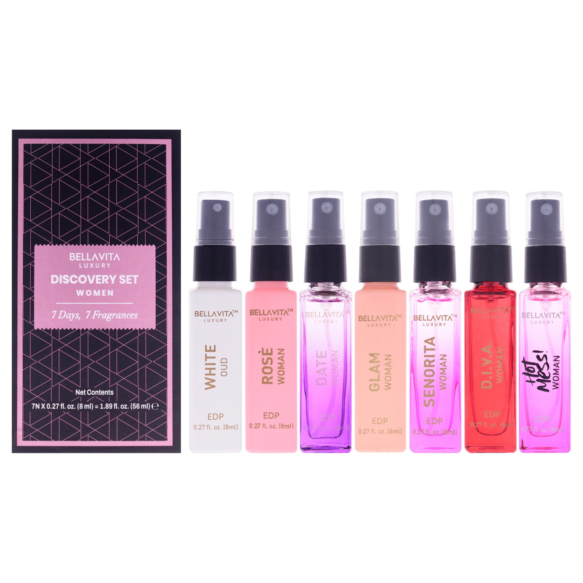 Bellavita Discovery Set 7 Pc Gift Set-Thefragrancemart.com