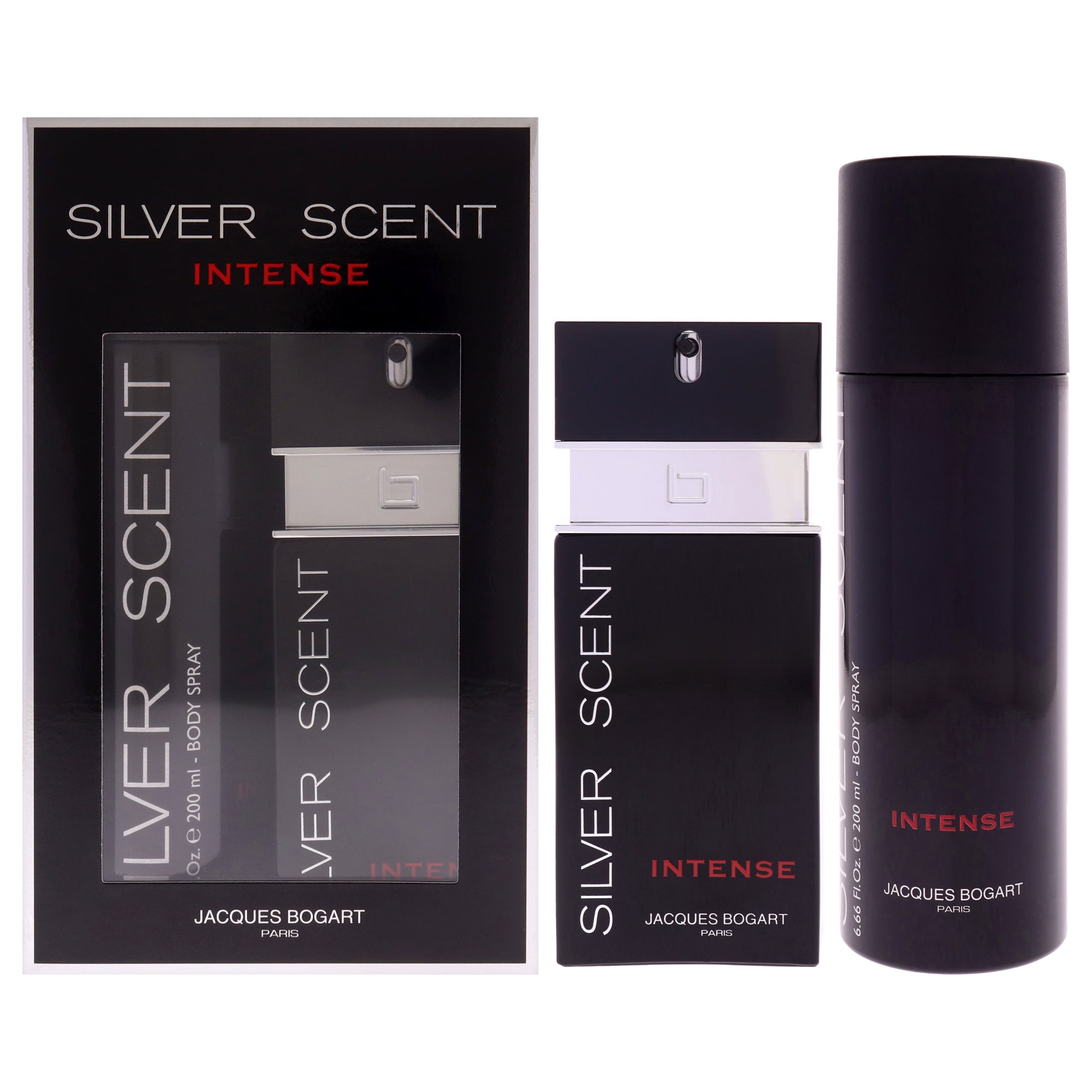 Jacques Bogart Silver Scent Intense 2 Pc Gift Set-Thefragrancemart.com