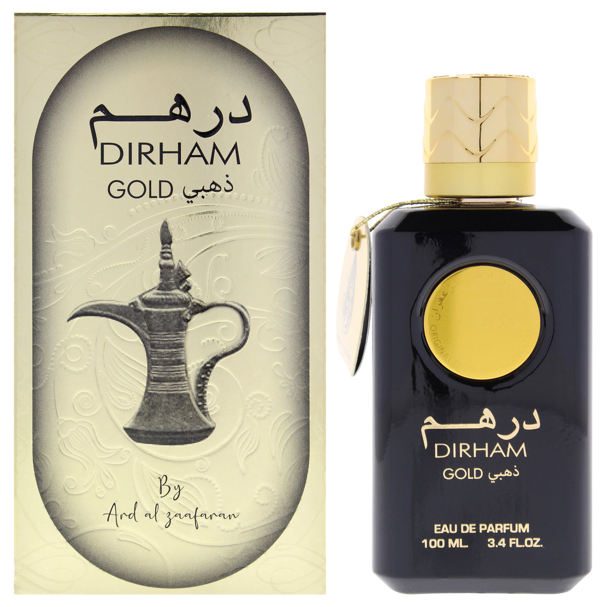 Ard Al Zaafaran Dirham - Gold Eau De Parfum-Thefragrancemart.com