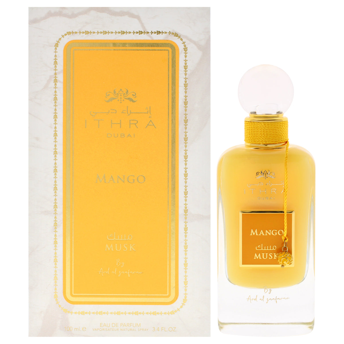 Ard Al Zaafaran Ithra Dubai Musk - Mango Eau De Parfum-Thefragrancemart.com