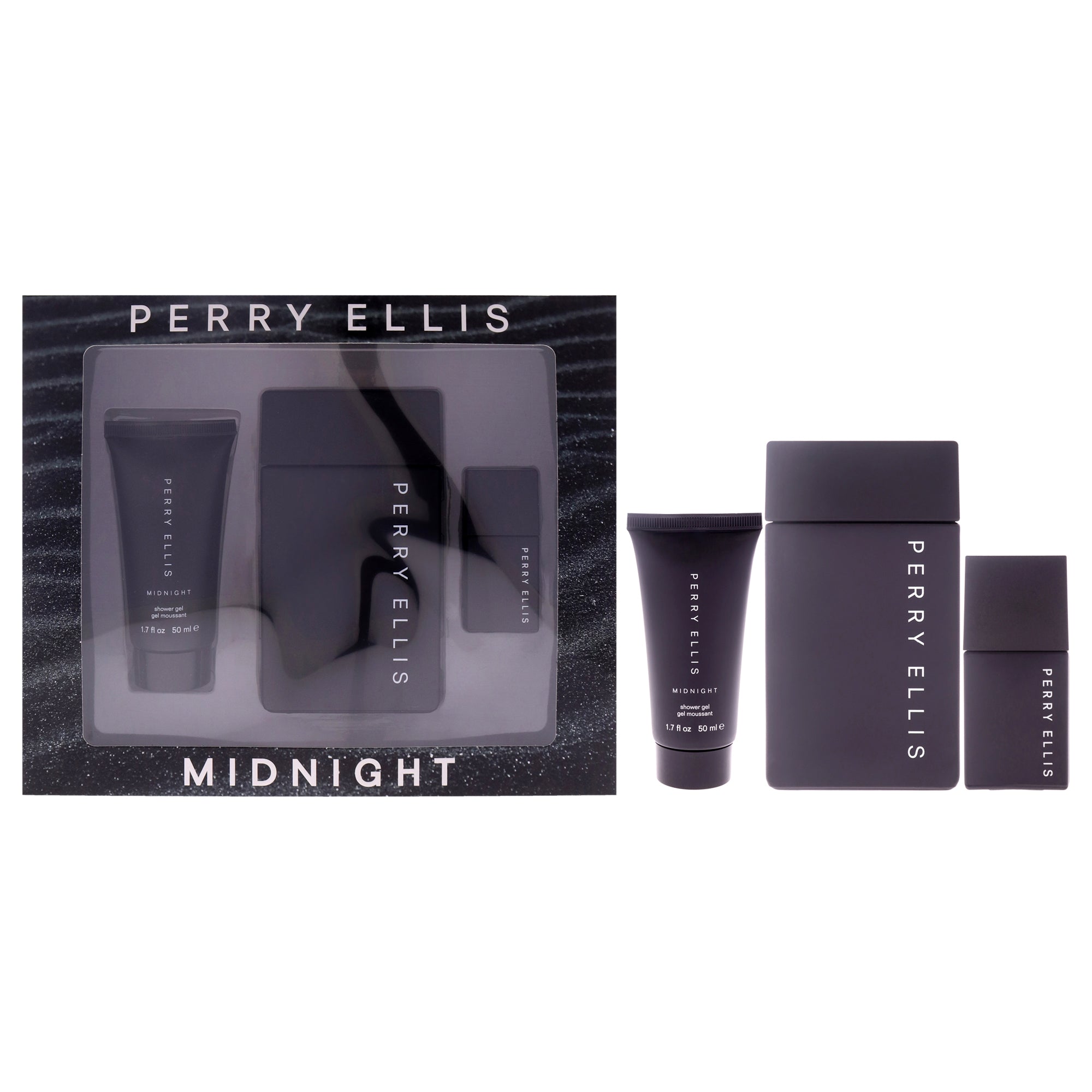 Perry Ellis Midnight 3 Pc Gift Set-Thefragrancemart.com