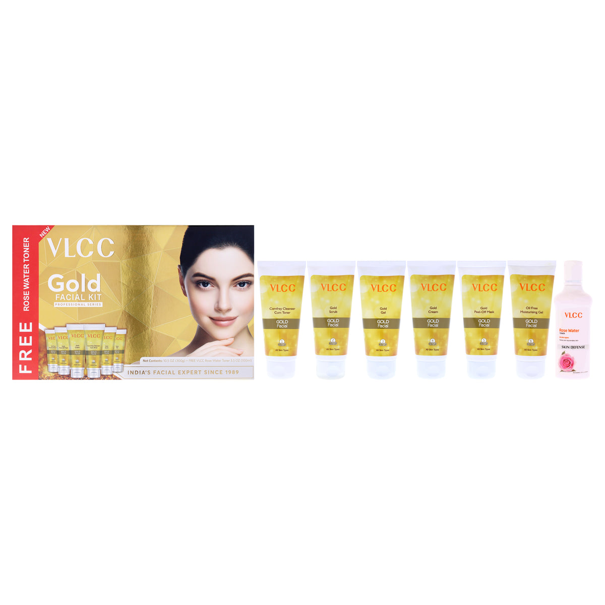 VLCC Gold Facial Kit -Thefragrancemart.com