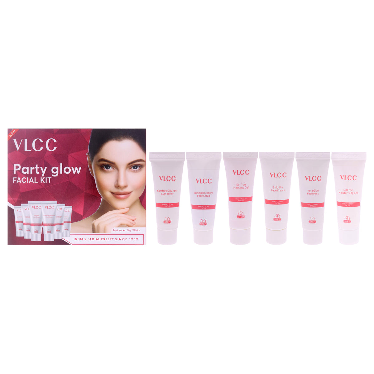 VLCC Party Glow Facial Kit -Thefragrancemart.com