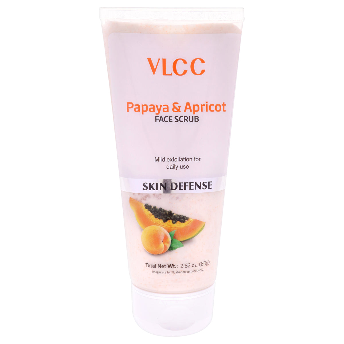 VLCC Skin Defense Face Scrub - Papaya and Apricot -Thefragrancemart.com