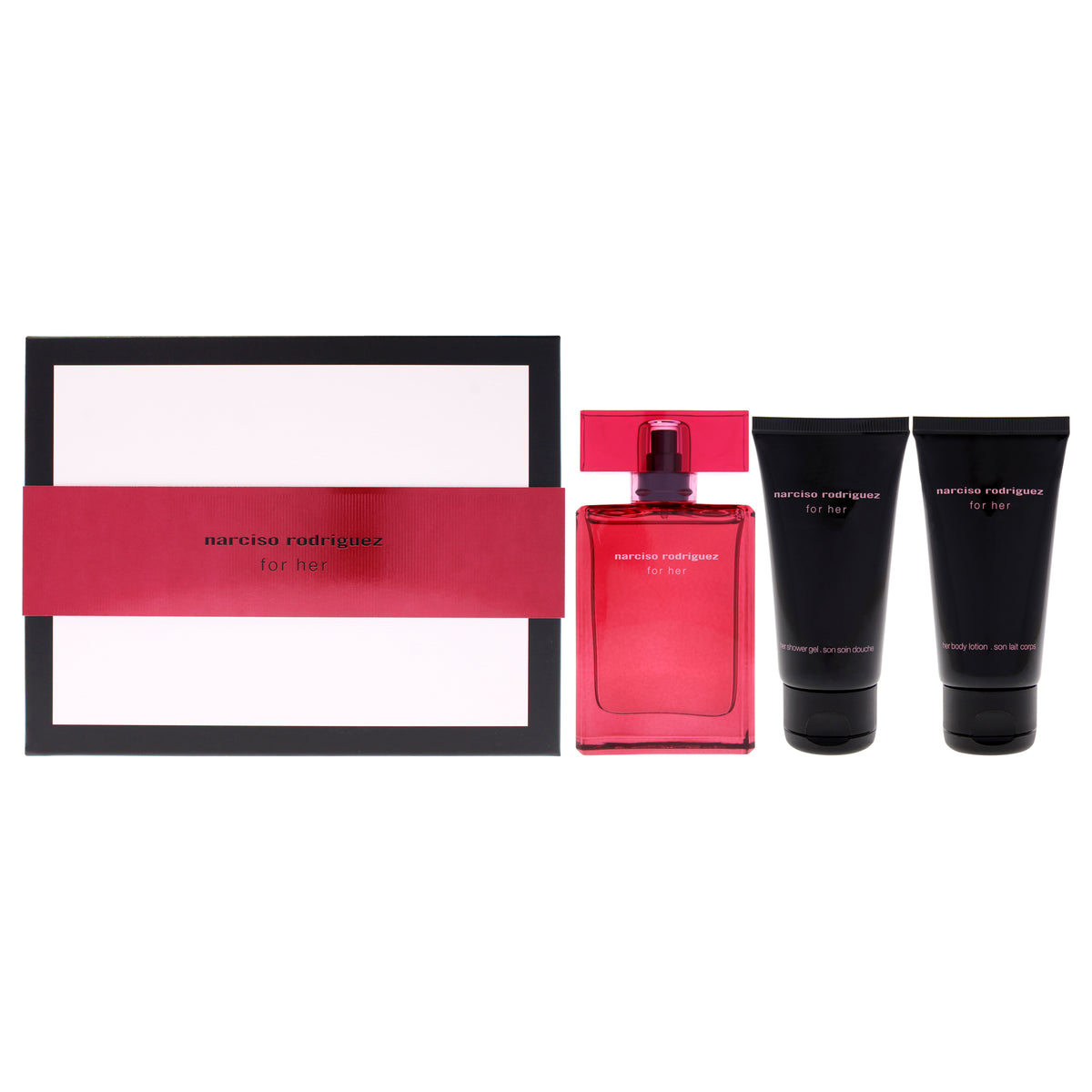 Narciso Rodriguez Intense 3 Pc Gift Set-Thefragrancemart.com
