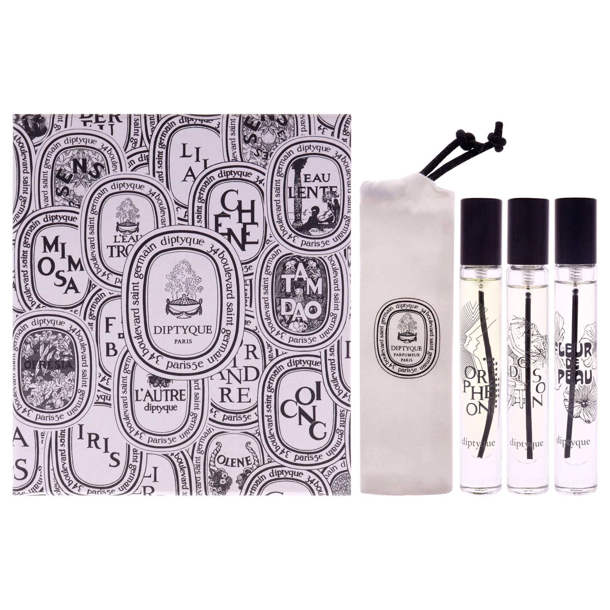 Diptyque Discovery Mini Set 3 Pc Mini Gift Set-Thefragrancemart.com