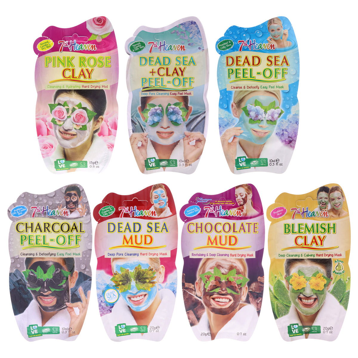 7th Heaven Face Mask Set -Thefragrancemart.com