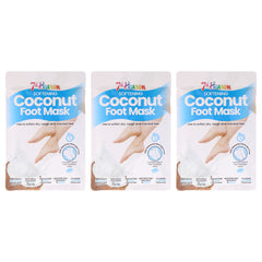 7th Heaven Coconut Foot Mask Socks -Thefragrancemart.com