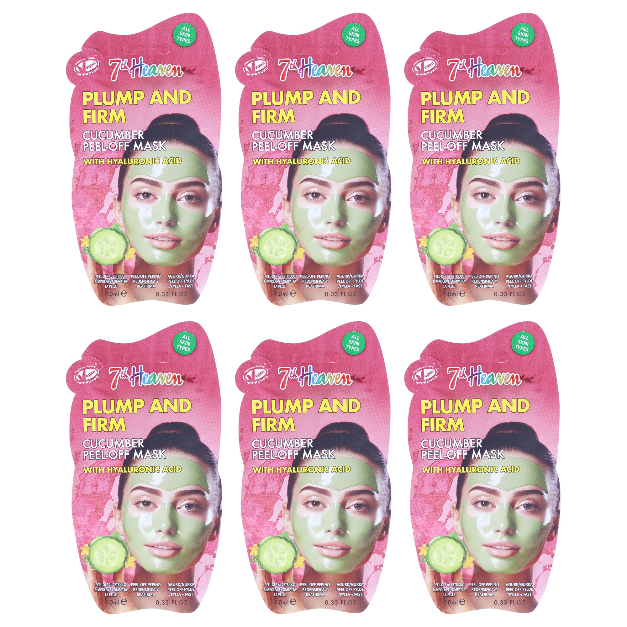 7th Heaven Cucumber Peel Off Face Masks -Thefragrancemart.com