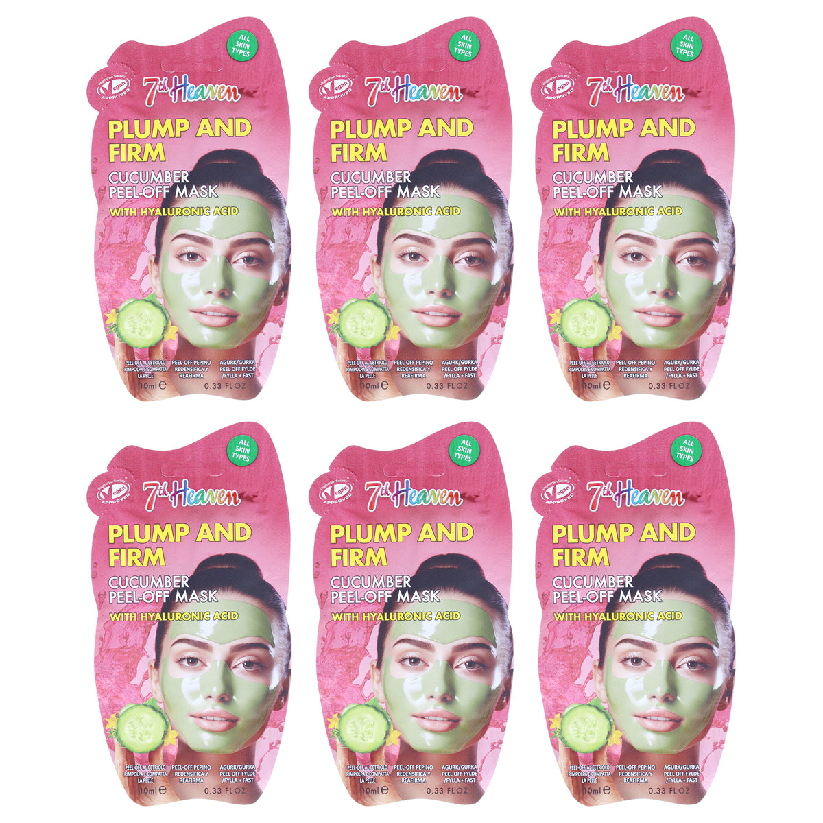 7th Heaven Cucumber Peel Off Face Masks -Thefragrancemart.com