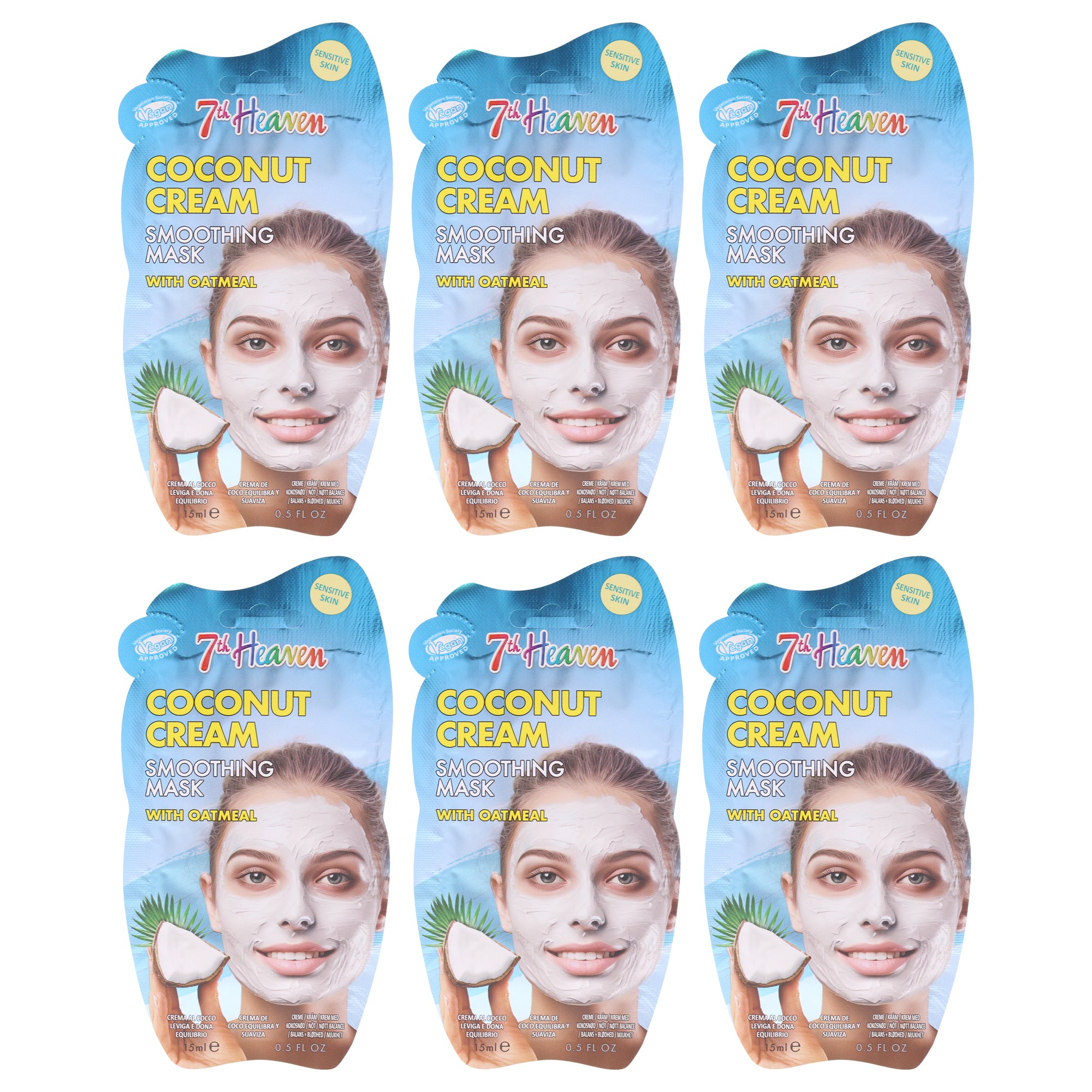 7th Heaven Coconut Cream Face Masks -Thefragrancemart.com