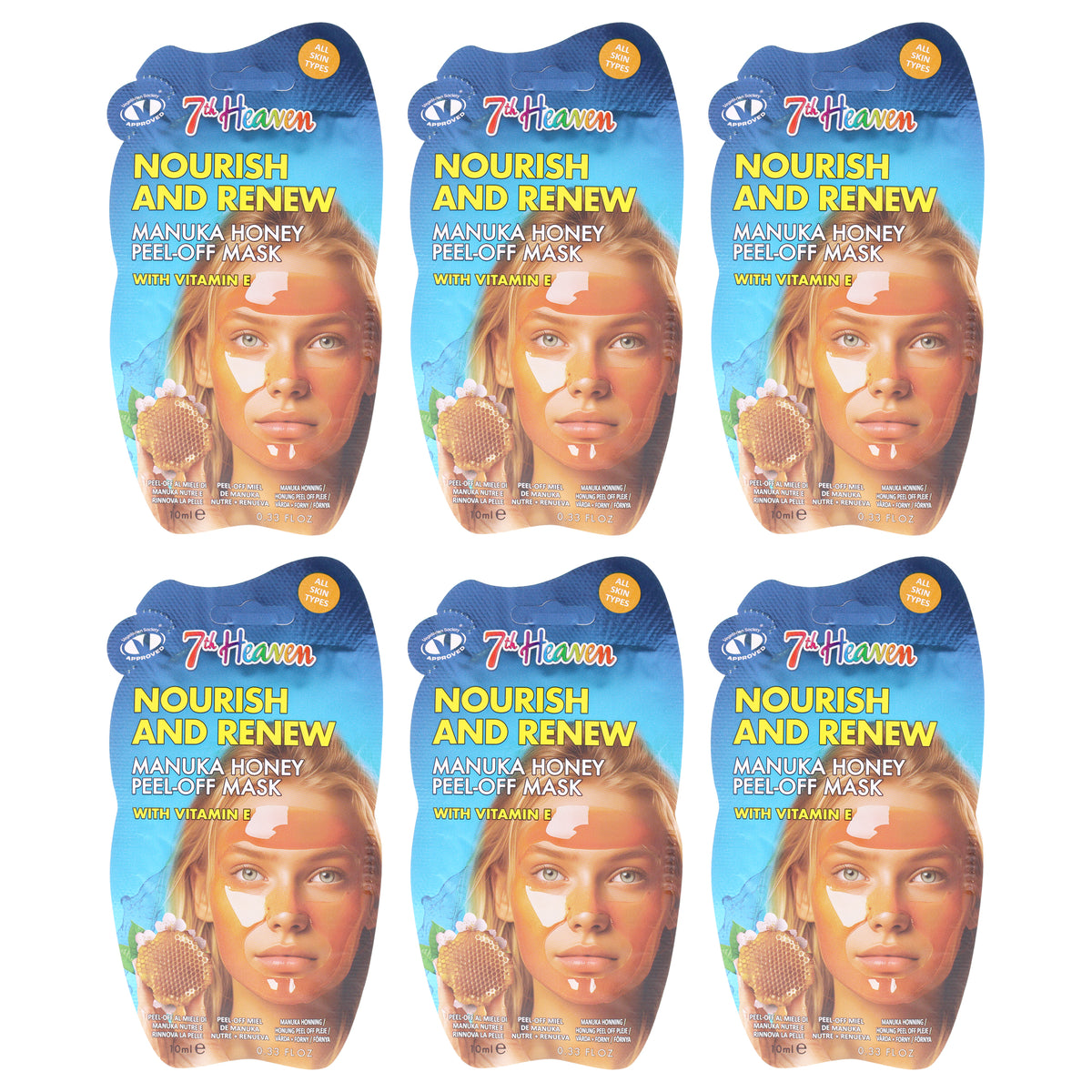 7th Heaven Manuka Honey Peel Off Face Masks -Thefragrancemart.com