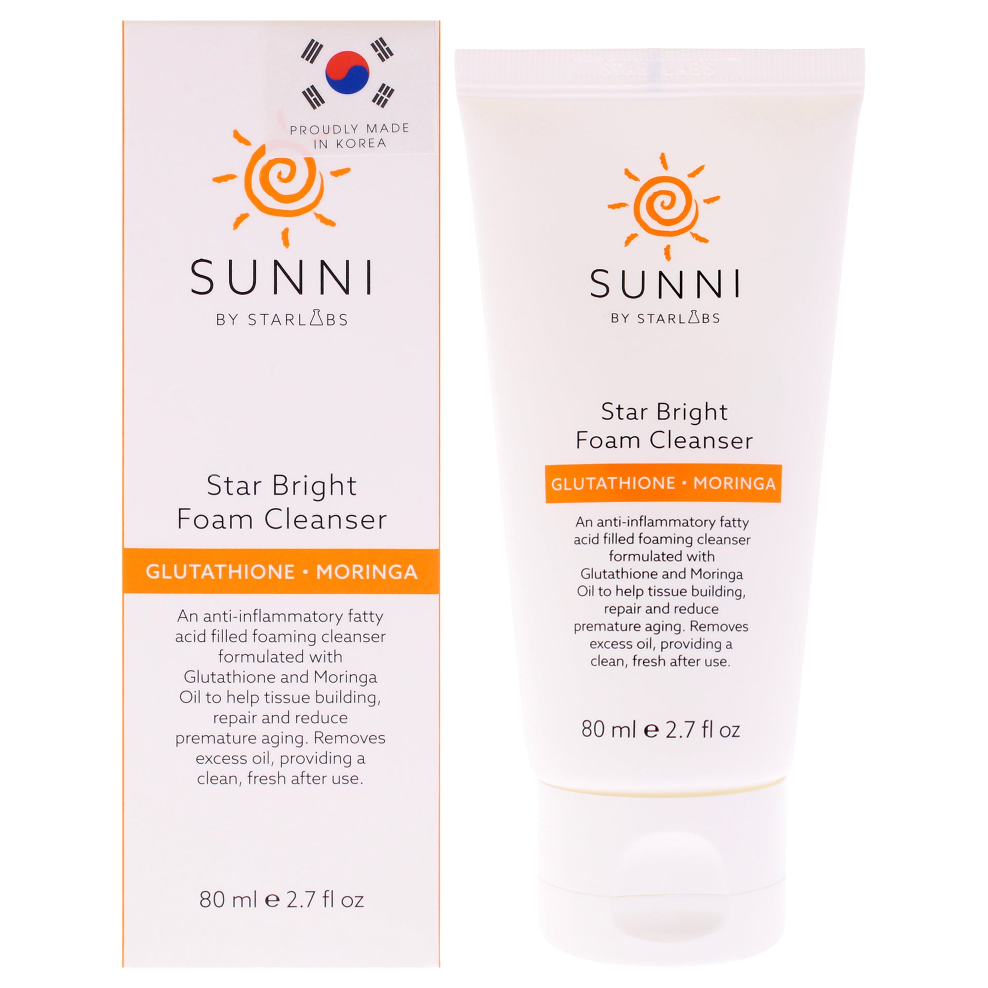 Sunni Skincare Star Bright Foam Cleanser -Thefragrancemart.com