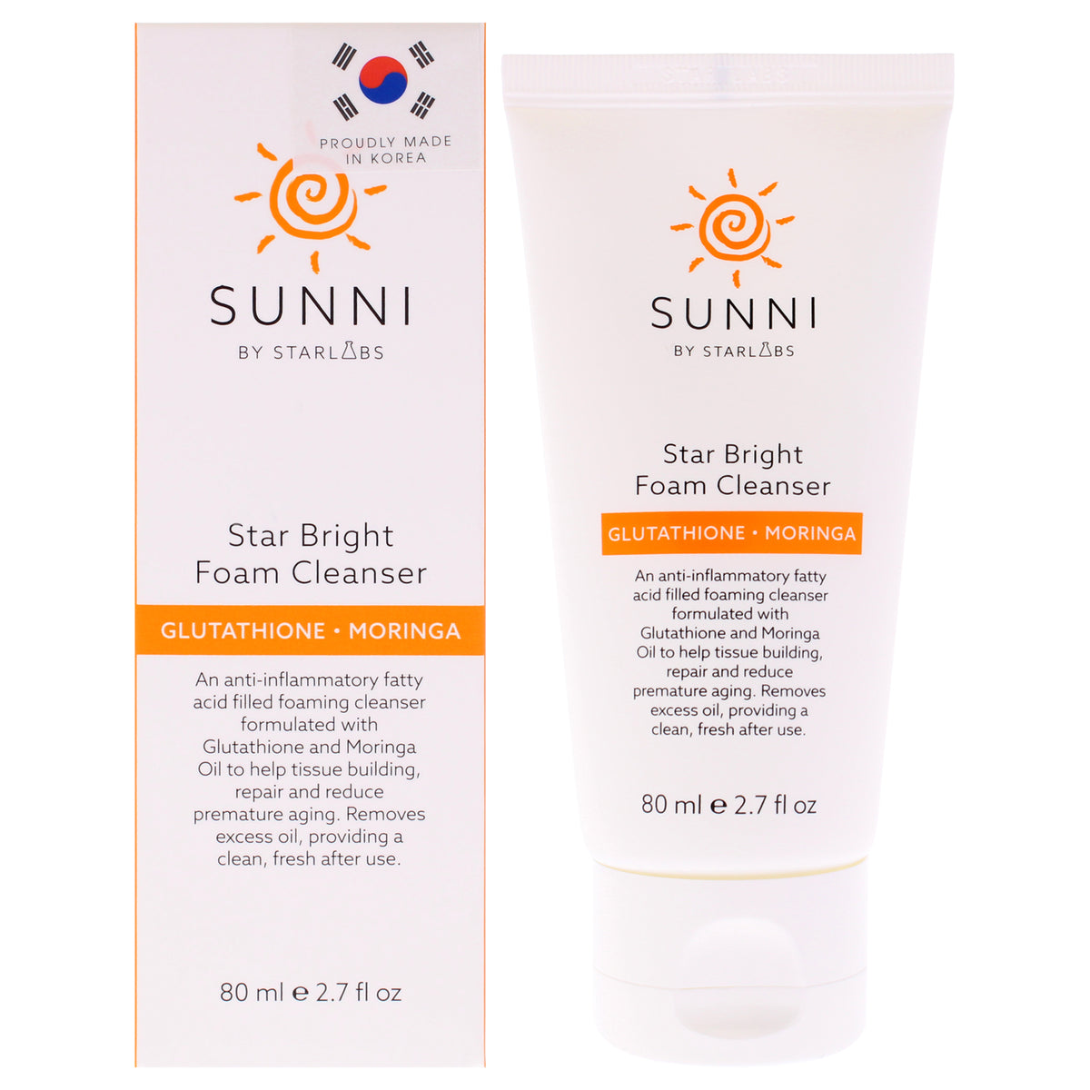 Sunni Skincare Star Bright Foam Cleanser -Thefragrancemart.com