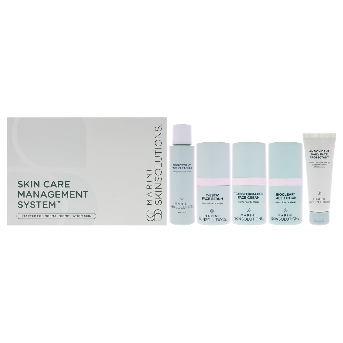 Marini SkinSolutions Starter Skin Care Management System - Normal to Combination -Thefragrancemart.com